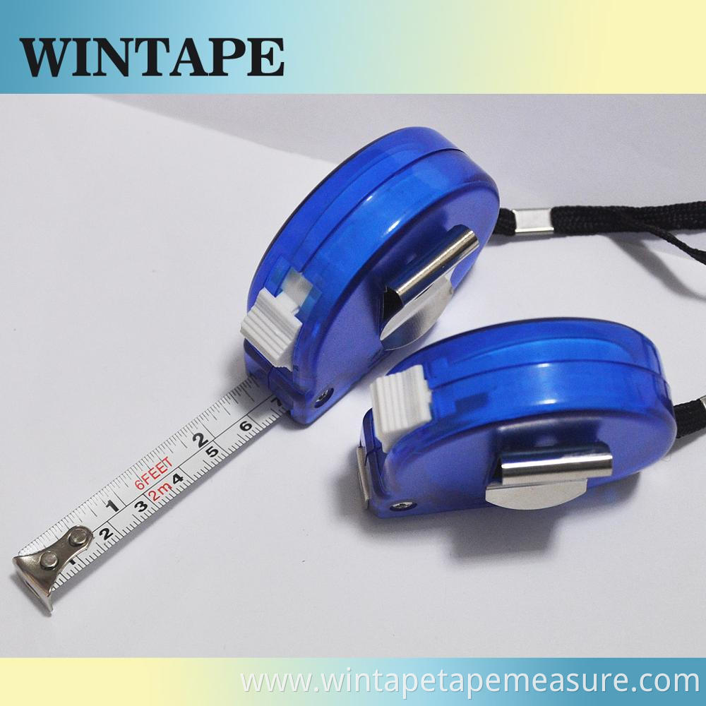 3 m 5 m 7.5 m 10 m ABS transparent case flexible steel measuring tape tools small measuring retract tape